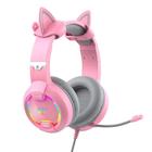 Fone de Ouvido Gamer Havit 3.5mm Usb H2233d Rosa