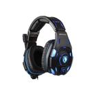 Fone De Ouvido Gamer Sades Knight Pro Preto Azul