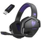 Fone de Ouvido Gamer Sem Fio NUBWO G06 com Microfone - Compatível com PS5, PS4 e PC