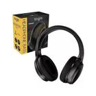 Fone De Ouvido Headphone Bluetooth Bass Bright Hp558 Sem Fio Preto com Rádio e Microfone