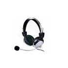 Fone de ouvido headphone headset microfone p2 ley-301 prata