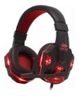 Fone de Ouvido Headset Gamer Super Bass USB KP-397 - PRETO / VERMELHO - OEM