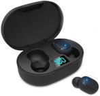 Fone de ouvido in-ear gamer sem fio compativel AirDots 2 preto com visor Pro com visor Preto O