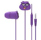 Fone De Ouvido In-ear Roxo Para Crianças Som Limpo 115dB - Xtrad