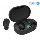 Fone de ouvido in-ear sem fio E6S preto