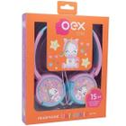 Fone de Ouvido Infantil Fones Giratorios 85DB OEX KIDS Unicornio HP304