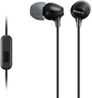 Fone de Ouvido Intra-Auricular com Microfone Sony MDR-EX15AP Preto