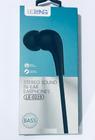 Fone De Ouvido It Blue Stereo Sound Earphones Le-0219