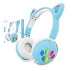 Fone De Ouvido Orelha Gato Led Headphone Infantil Meninas