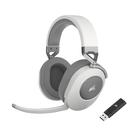 Fone de ouvido para jogos Corsair HS65 Wireless com Bluetooth branco