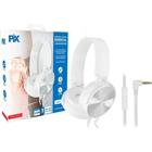 Fone de Ouvido Pix Essential Flat Com Microfone Branco - 5+