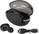Fone De Ouvido Sem Fio Bluetooth Com Microfone Preto