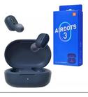 Fone de ouvido sem fio Conexão Bluetooth Air Dots 3 Modo Gamer Azul Original- Intra Auricular