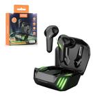 Fone de Ouvido Sem Fio Kaidi 775 Gamer Led Bluetooth Preto