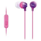 Fone de Ouvido Sony MDR-EX15AP - 3.5MM - com Microfone - Lilas