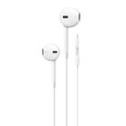 Fone De Ouvido Stereo PMCELL Slim C/ Microfone Intra Auricular Earphone Branco P2 - Fo-15