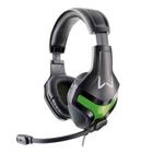 Fone de Ouvido Warrior Harve Headset Gamer P2 Stereo Verde e Preto - PH298