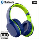 Fone de Ouvido Xtrax 30W Groove Bluetooth Preto / Verde