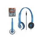 Fone Estéreo 50 mW Sem Micro Fone Com Fio Azul MB53072