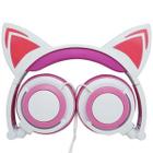 Fone Exbom Bluetooth Hf C22 Gatinho Rosa