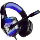 Fone Gamer 7.1 Surround Microfone Articulado Cabo 210cm Infokit GH-X1800 Azul