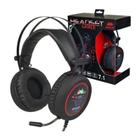 Fone gamer headset c/microfone e led p2 sound 7.1 deep bass cabo 2.2m pc kp-401