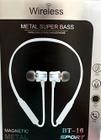 Fone Headphone WireIess Metal super Bass BT-16 Fone de Arco