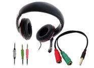 Fone Headset Hoopson, P2, F036 + Cabo Adaptador P3 P2