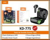 Fone Kaidi Gamer Bluetooth KD775 Kaidi