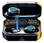 Fone M10 Tws Com Microfone Bluetooth 5.1 9d Cor Preto