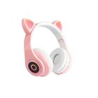 Fone de Ouvido com Redução de Ruído Orelha De Gato Rosa - Booglee - Headphone Bluetooth - Magazine Luiza