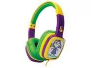 Fone Ouvido Headphone Cartoon Hp302 Oex Kids Vermelho E ul