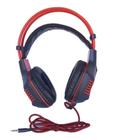 Fone ouvido headphone gamer mic p3 xtrad lc-844 preto verm