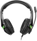 Fone p/ Gamer PH298 Warrior Harve P2 Preto/Verde - WARRIOR - Multilaser