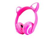 Fone Sem Fio De Gatinho Headphone Com Iluminação Led