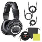 Fones de ouvido Audio Technica ATH-M50X Professional Black - Liquid Audio