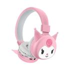 Fones de Ouvido Bluetooth Hello Kitty - Sem Fio, Rosa, Dobráveis e Leves