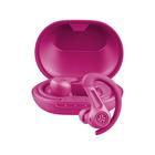 Fones de ouvido Bluetooth JLab JBuds Sport ANC 4 com estojo de carregamento rosa