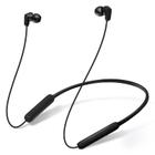 Fones de ouvido Bluetooth TONEMAC N18, faixa de pescoço com microfone preto