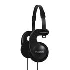 Fones de ouvido Koss SportaPro On-Ear Stereo 3,5 mm, plugue preto