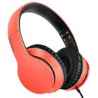 Fones de ouvido LORELEI X6 Over-Ear com microfone dobrável laranja