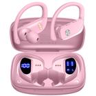 Fones de ouvido sem fio bmanl T16 Fones de ouvido Bluetooth com LED rosa