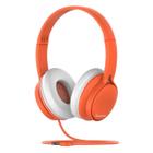 Fones de ouvido TuneFlux Kids com limitador de volume 85dB laranja