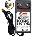 Fonte 12V Para Korg Krome 61 73 88 89 Ex Microx Mr-1000 - Rrfontes Comércios De Eletrônicos