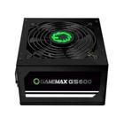 Fonte 600w 80 plus white gamemax gs600, atx, black - gs600