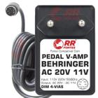 Fonte AC 20V 11V Para Pedal Pedaleira Behringer VAMP V-AMP