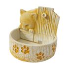 Fonte Água Gatos Cascata Resina Decoração 110v/220v