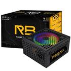 Fonte Atx 550W 80 Plus RGB Rainbow PFC Ativo - Sem Cabo - BRX