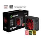 Fonte Atx Gamer Bpc/500-80plus/b 500w Real Pfc Ativo Bivolt - Brazil PC