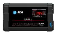 Fonte Automotiva JFA Storm 200A Bivolt Voltímetro Amperímetro Com Diagnóstico de Bateria